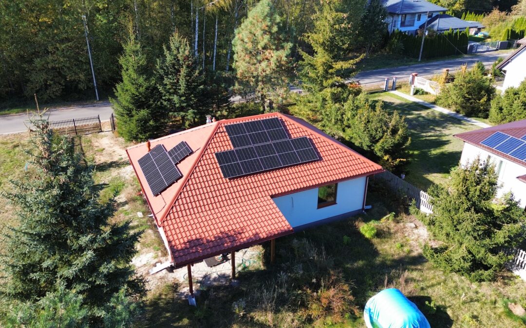 Instalacja fotowoltaiki o mocy 5,4 kWp z magazynem energii Cegłów